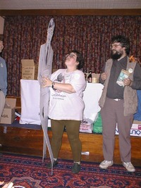 Alison with David Mellor 2